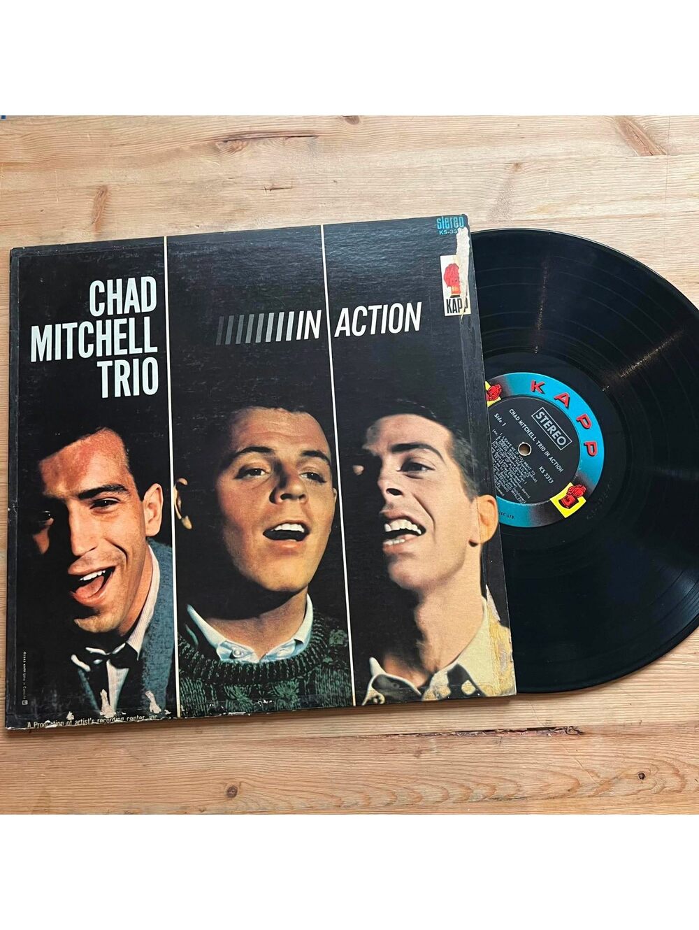 Chad Mitchell Trio - Chad Mitchell Trio in Action 33rpm VG+ VR02